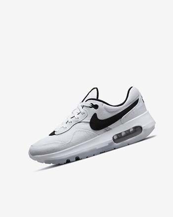 Buty Chłopięce Nike Air Max Motif Białe Białe Czarne | PL_3043