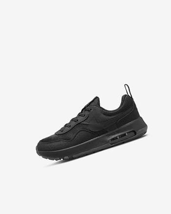 Buty Chłopięce Nike Air Max Motif Czarne Ciemny Szare Czarne | PL_5005