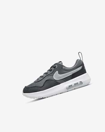 Buty Chłopięce Nike Air Max Motif Szare Turkusowe Ciemny Szare Czarne | PL_2975