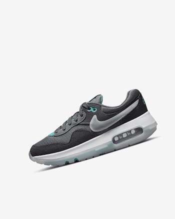 Buty Chłopięce Nike Air Max Motif Szare Turkusowe Ciemny Szare Czarne | PL_4816