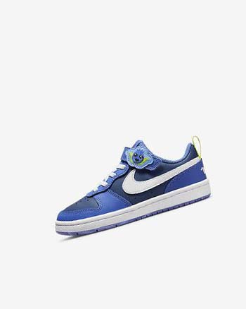 Buty Chłopięce Nike Court Borough Low 2 Lil Fruits Granatowe Niebieskie Niebieskie Białe | PL_2439