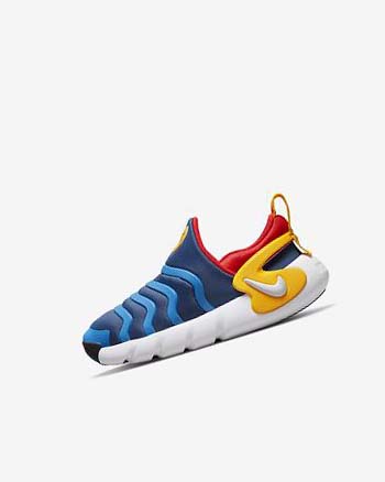 Buty Chłopięce Nike Dynamo Go Granatowe Głęboka Niebieskie Złote Białe | PL_5113