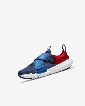 Buty Chłopięce Nike Flex Advance Granatowe Głęboka Niebieskie Czerwone Czarne | PL_2624