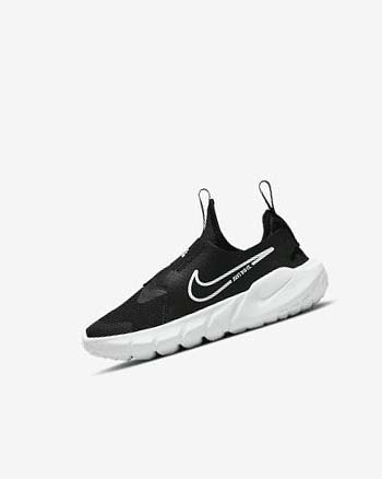 Buty Chłopięce Nike Flex Runner 2 Czarne Niebieskie Złote Białe | PL_4884