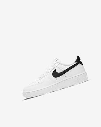 Buty Chłopięce Nike Force 1 Białe Czarne | PL_4731
