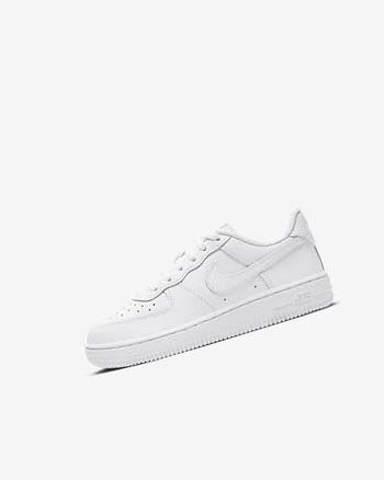 Buty Chłopięce Nike Force 1 LE Białe Białe | PL_4987