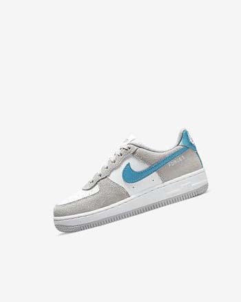 Buty Chłopięce Nike Force 1 LV8 Głęboka Szare Białe Głęboka Szare | PL_2466