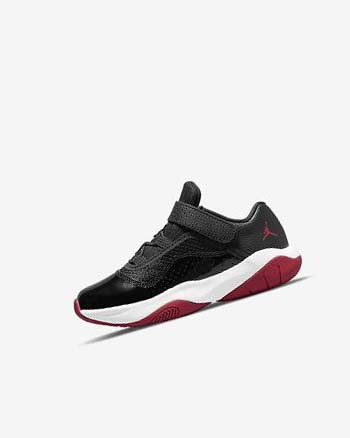 Buty Chłopięce Nike Jordan 11 CMFT Low Czarne Czerwone Białe | PL_1187
