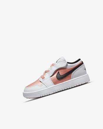 Buty Chłopięce Nike Jordan 1 Low Alt Białe Czarne | PL_2508