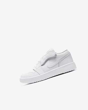 Buty Chłopięce Nike Jordan 1 Low Alt Białe Białe Białe | PL_2828