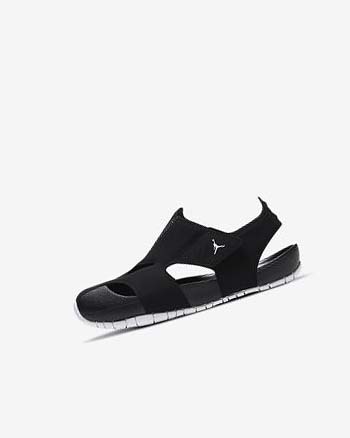 Buty Chłopięce Nike Jordan Flare Czarne Białe | PL_1114