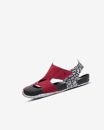 Buty Chłopięce Nike Jordan Flare Czerwone Białe Czarne | PL_2744