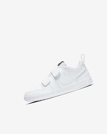 Buty Chłopięce Nike Pico 5 Białe Platyna Białe | PL_4756