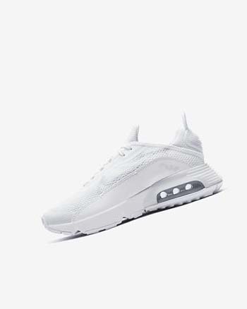 Buty Codzienne Chłopięce Nike Air Max 2090 Białe Szare Białe Białe | PL_2780