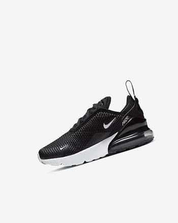 Buty Codzienne Chłopięce Nike Air Max 270 Czarne Ciemny Szare Białe | PL_3139