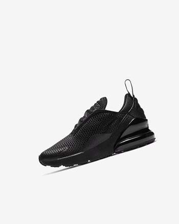 Buty Codzienne Chłopięce Nike Air Max 270 Czarne Czarne Czarne | PL_4968