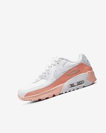 Buty Codzienne Chłopięce Nike Air Max 90 LTR SE Białe Głęboka | PL_4989