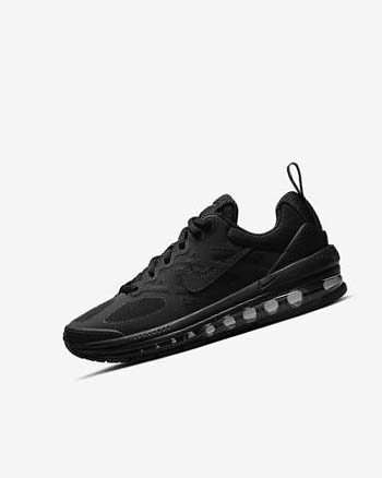 Buty Codzienne Chłopięce Nike Air Max Genome Czarne Ciemny Szare | PL_5075