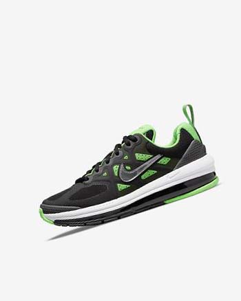 Buty Codzienne Chłopięce Nike Air Max Genome Czarne Szare Zielone | PL_5535