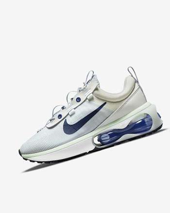 Buty Codzienne Damskie Nike Air Max 2021 Białe Zielone Obsidian | PL_2542