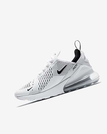 Buty Codzienne Damskie Nike Air Max 270 Białe Białe Czarne | PL_3128