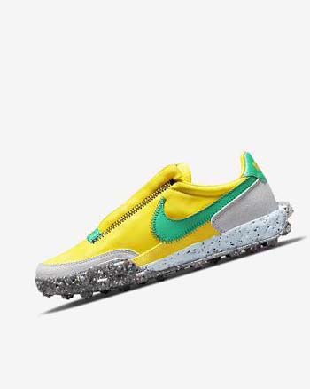 Buty Codzienne Damskie Nike Waffle Racer Crater Żółte Niebieskie Zielone | PL_5127
