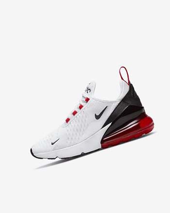 Buty Codzienne Dziewczynka Nike Air Max 270 Białe Czarne Czerwone Szare | PL_2646