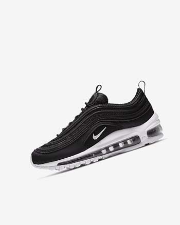 Buty Codzienne Dziewczynka Nike Air Max 97 Czarne Białe | PL_4942