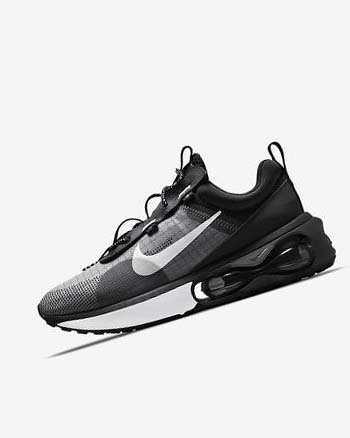 Buty Codzienne Męskie Nike Air Max 2021 Czarne Szare Białe | PL_2747