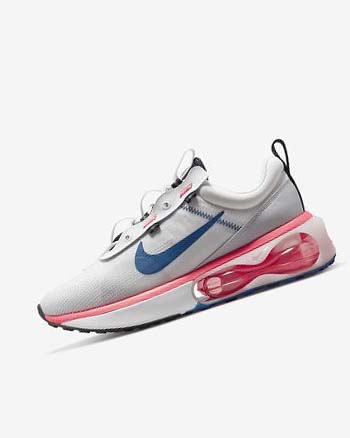 Buty Codzienne Męskie Nike Air Max 2021 Białe Czerwone Czarne Niebieskie | PL_4529