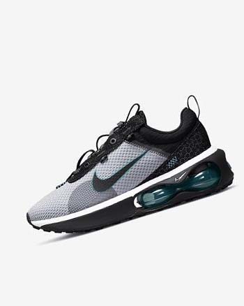 Buty Codzienne Męskie Nike Air Max 2021 SE Szare Czarne Białe | PL_4878