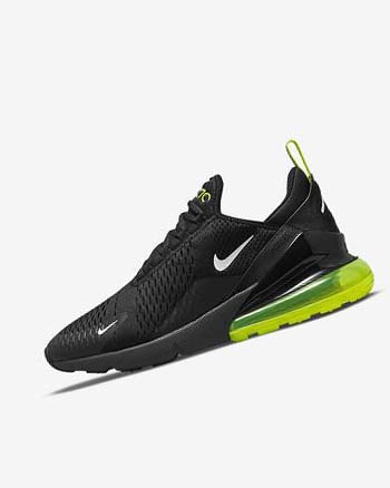 Buty Codzienne Męskie Nike Air Max 270 Czarne Srebrne Białe | PL_2417