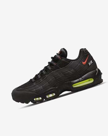 Buty Codzienne Męskie Nike Air Max 95 Czarne Niebieskie Głęboka Czerwone | PL_2505