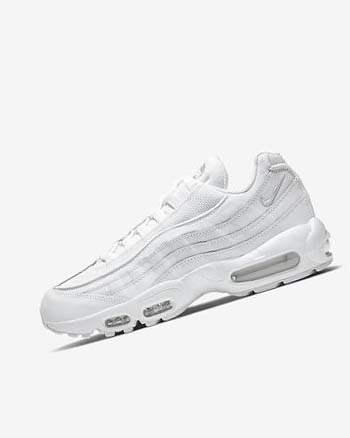 Buty Codzienne Męskie Nike Air Max 95 Essential Białe Szare Białe | PL_5227