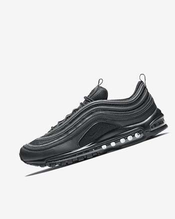 Buty Codzienne Męskie Nike Air Max 97 Czarne Białe Czarne | PL_1139