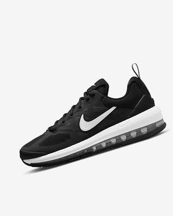 Buty Codzienne Męskie Nike Air Max Genome Czarne Ciemny Szare Białe | PL_2431