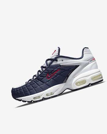 Buty Codzienne Męskie Nike Air Max Tailwind V SP Granatowe Platyna Białe Czerwone | PL_4937