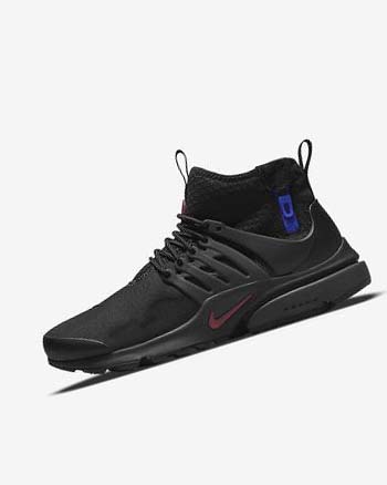 Buty Codzienne Męskie Nike Air Presto Mid Utility Czarne Ciemny Szare Niebieskie Czerwone | PL_4741