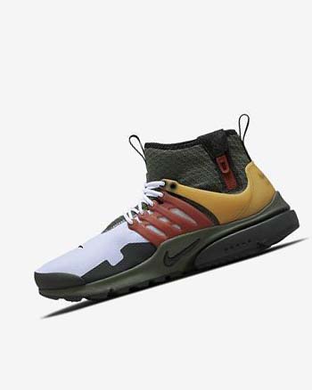 Buty Codzienne Męskie Nike Air Presto Mid Utility Ciemny Szare Zielone Czarne | PL_5146