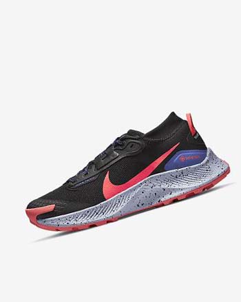 Buty Do Biegania W Terenie Damskie Nike Pegasus Trailowe 3 GORE-TEX Nieprzemakalne Czarne Głęboka Mango Czerwone | PL_4893