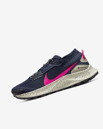 Buty Do Biegania W Terenie Męskie Nike Pegasus Trailowe 3 GORE-TEX Nieprzemakalne Obsidian Oliwkowe Czerwone | PL_5311