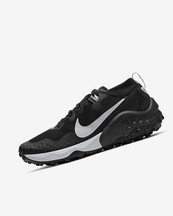 Buty Do Biegania W Terenie Męskie Nike Wildhorse 7 Czarne Białe | PL_4740