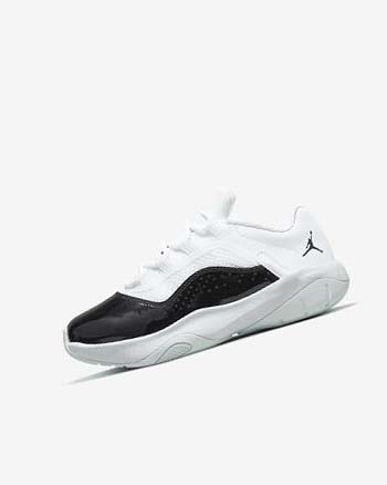 Buty Do Koszykówki Chłopięce Nike Air Jordan 11 CMFT Low Białe Zielone Czarne | PL_5488