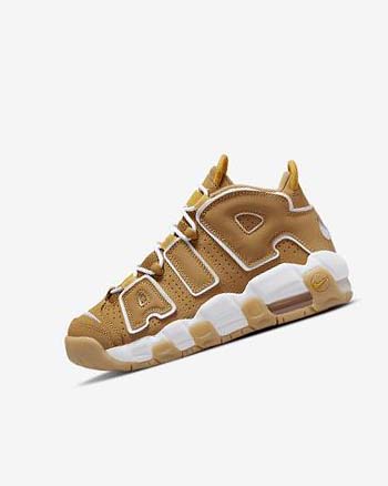 Buty Do Koszykówki Chłopięce Nike Air More Uptempo Brązowe Głęboka Brązowe Białe | PL_3250