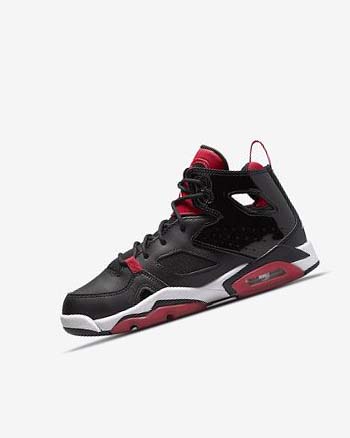 Buty Do Koszykówki Chłopięce Nike Jordan Flight Club '91 Czarne Czerwone Białe | PL_2835