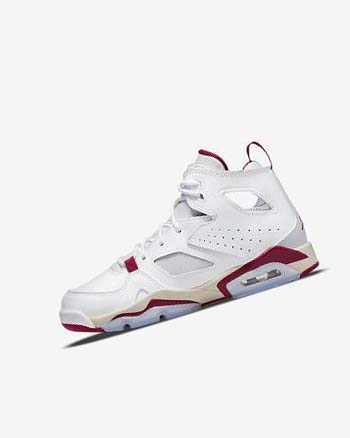 Buty Do Koszykówki Chłopięce Nike Jordan Flight Club '91 Białe Platyna | PL_2845