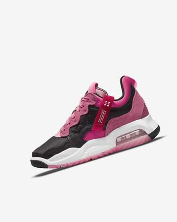 Buty Do Koszykówki Chłopięce Nike Jordan MA2 Czarne Różowe Koralowe | PL_3199
