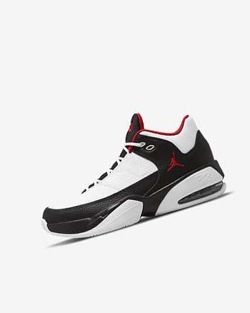 Buty Do Koszykówki Chłopięce Nike Jordan Max Aura 3 Białe Czarne Czerwone | PL_5281