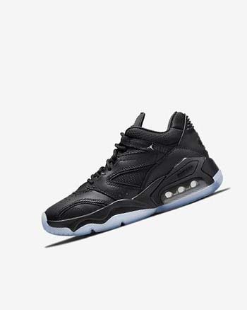 Buty Do Koszykówki Chłopięce Nike Jordan Point Lane Czarne Białe | PL_5316