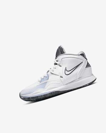 Buty Do Koszykówki Chłopięce Nike Kyrie Infinity Białe Głęboka Niebieskie Niebieskie Szare | PL_5158